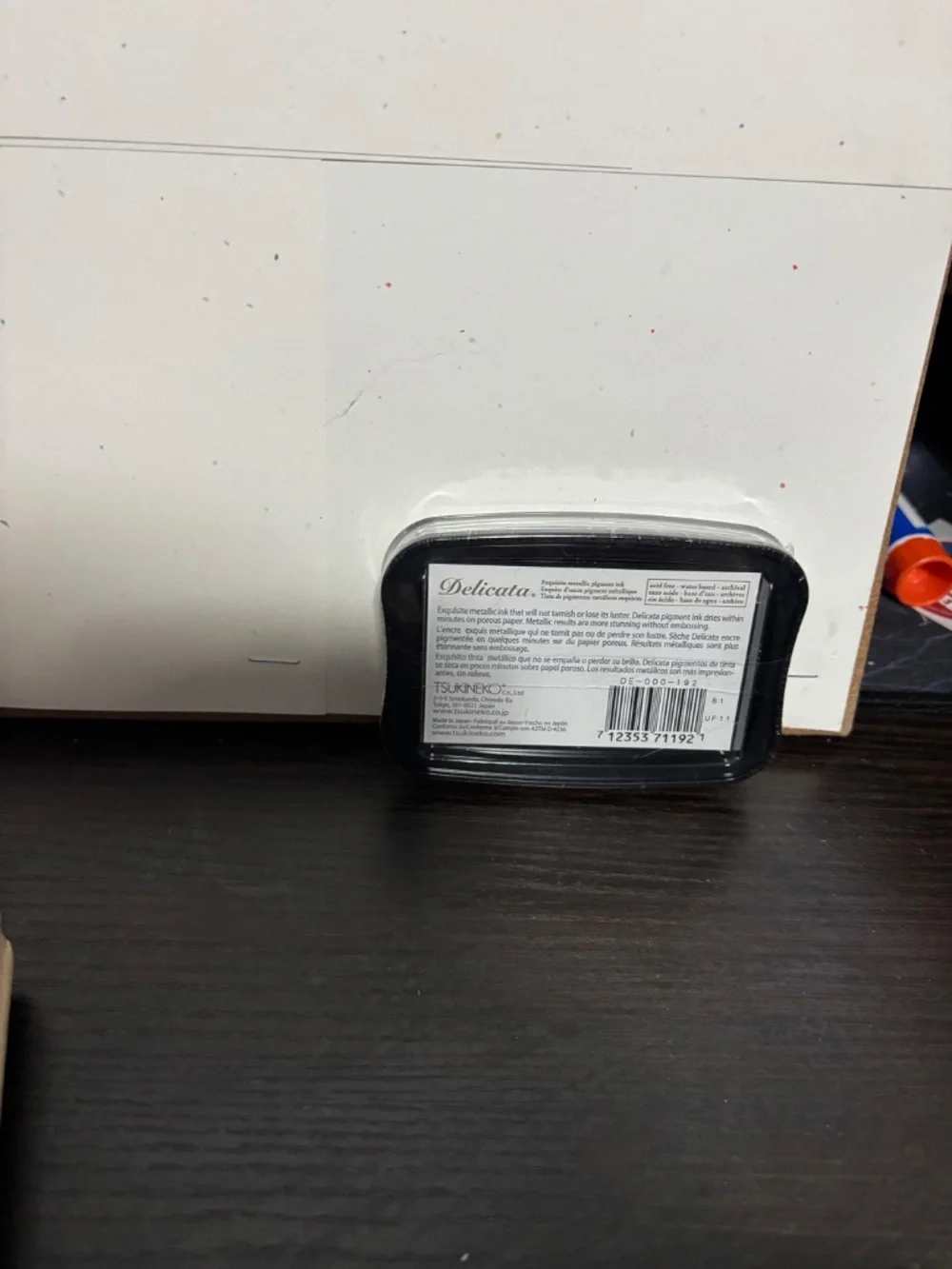Silver Rubber stamp ink pad
